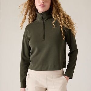 Athleta Seasoft Quarter zip